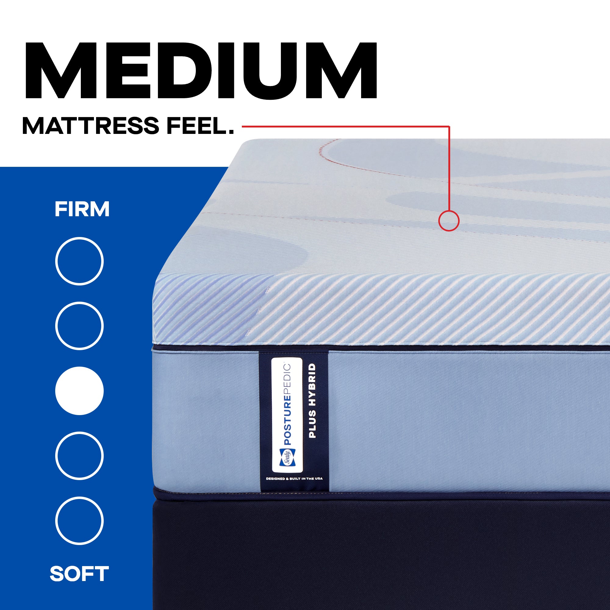 Sealy Posturepedic® Plus Paterson II - Hybrid Medium