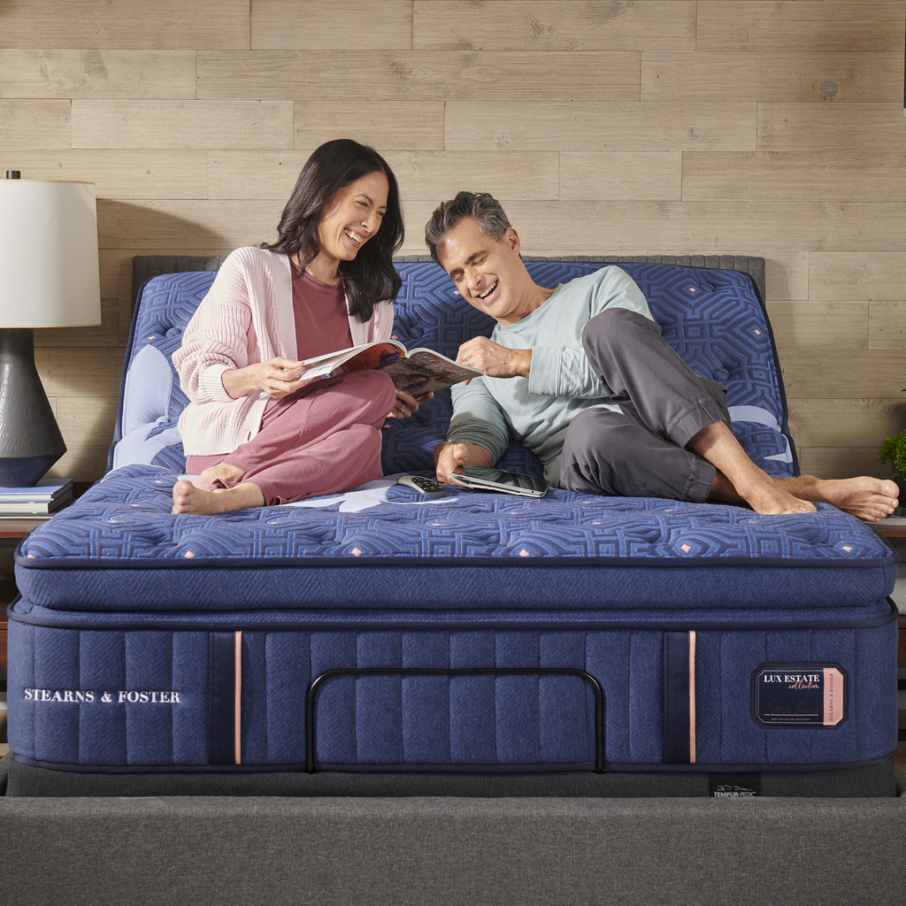 Stearns & Foster® Lux Estate Elite Medium - Euro Pillowtop