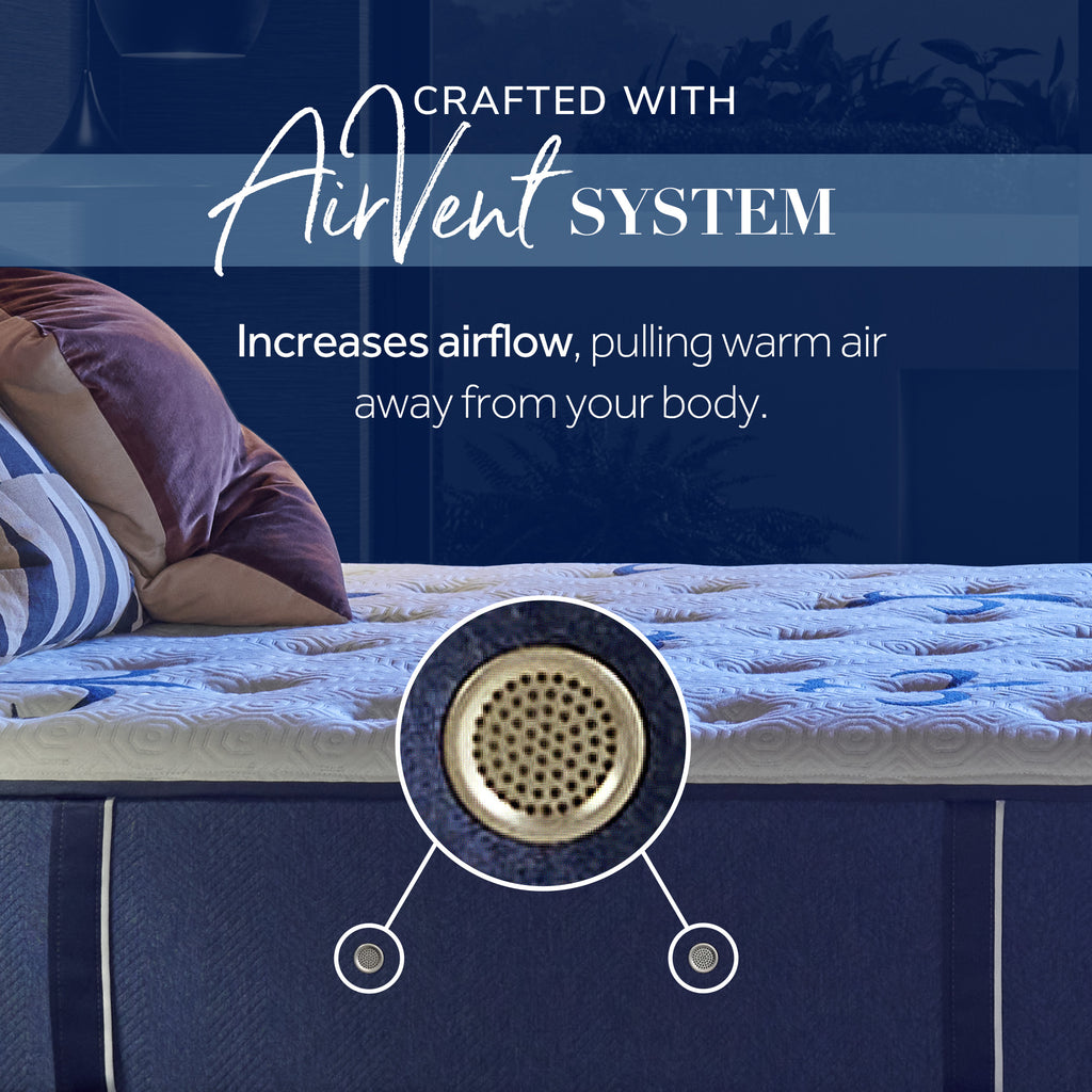 Stearns & Foster® Studio Medium - Euro Pillowtop